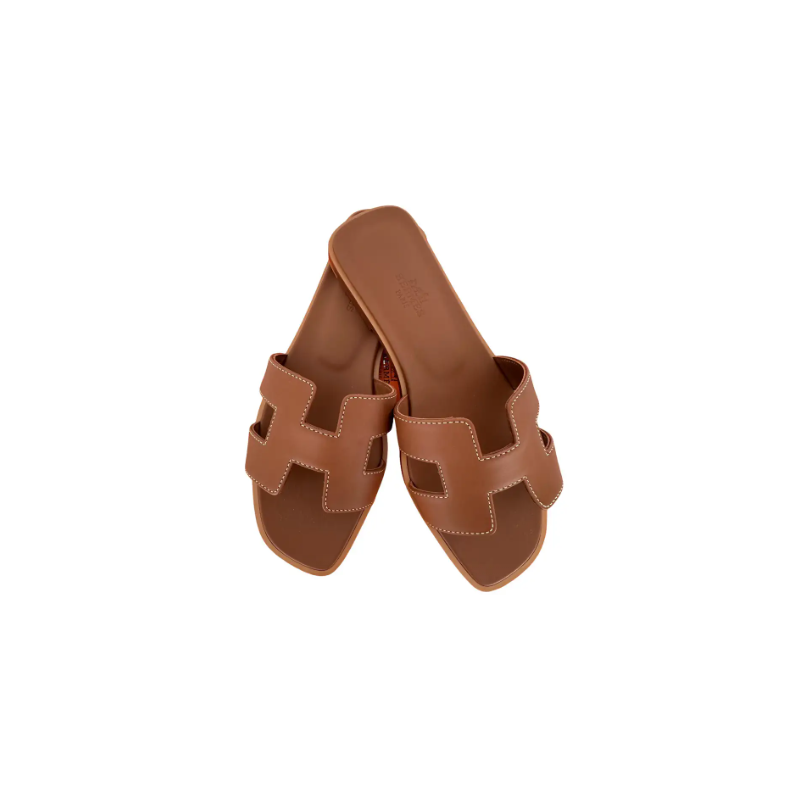 Claquette Hermes Marron