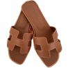 Claquette Hermes Marron